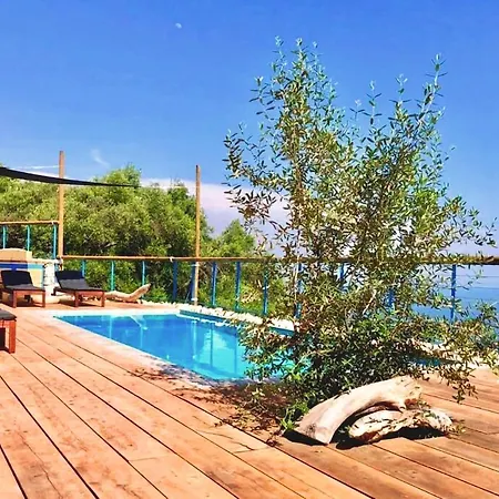 House Teigan Of Intaba Breath Taking Sea Views Corfiot Riviera Corfu Island Greece With Pool Close To Ipsos Case de vacanță *