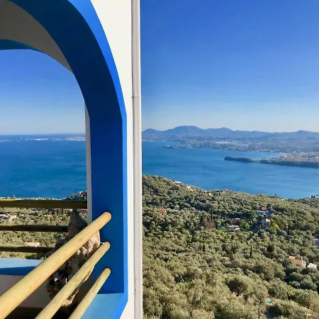 House Teigan Of Intaba Breath Taking Sea Views Corfiot Riviera Corfu Island Greece With Pool Close To Ipsos *