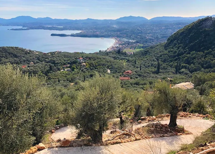 House Teigan Of Intaba Breath Taking Sea Views Corfiot Riviera Corfu Island Greece With Shared Pool Close To Ipsos *