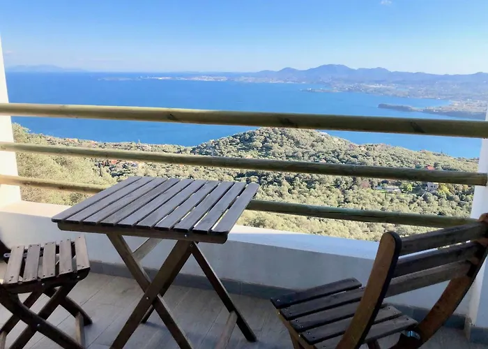 House Teigan Of Intaba Breath Taking Sea Views Corfiot Riviera Corfu Island Greece With Shared Pool Close To Ipsos Dom wakacyjny Pyrgi (Corfu)