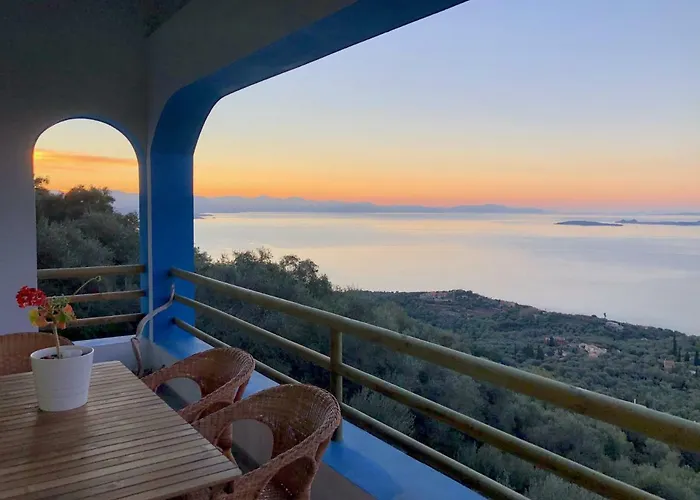 House Teigan Of Intaba Breath Taking Sea Views Corfiot Riviera Corfu Island Greece With Shared Pool Close To Ipsos Dom wakacyjny *