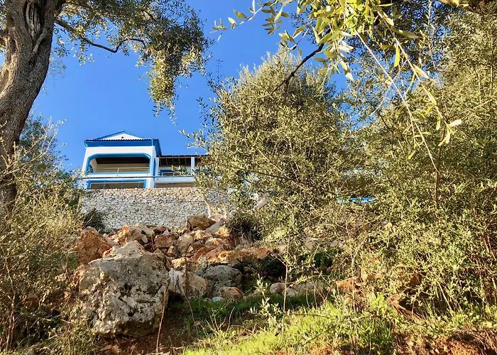 House Teigan Of Intaba Breath Taking Sea Views Corfiot Riviera Corfu Island Greece With Shared Pool Close To Ipsos