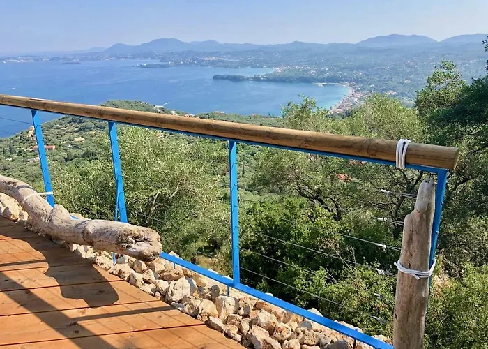 Dom wakacyjny House Teigan Of Intaba Breath Taking Sea Views Corfiot Riviera Corfu Island Greece With Shared Pool Close To Ipsos *