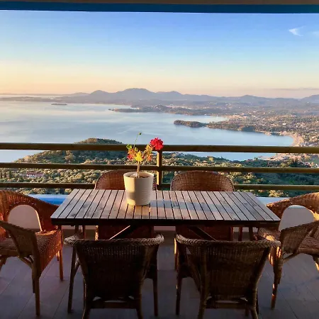 House Teigan Of Intaba Breath Taking Sea Views Corfiot Riviera Corfu Island Greece With Shared Pool Close To Ipsos * Pirjí